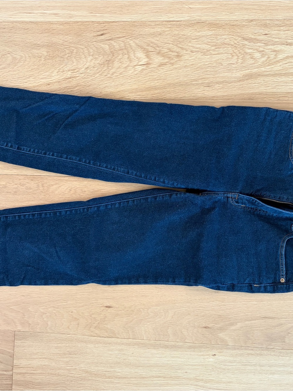 J. Crew Dark Blue Cropped Stove Pipe Jeans